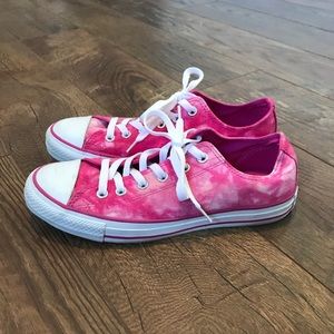 Pink Tie-dye Converse